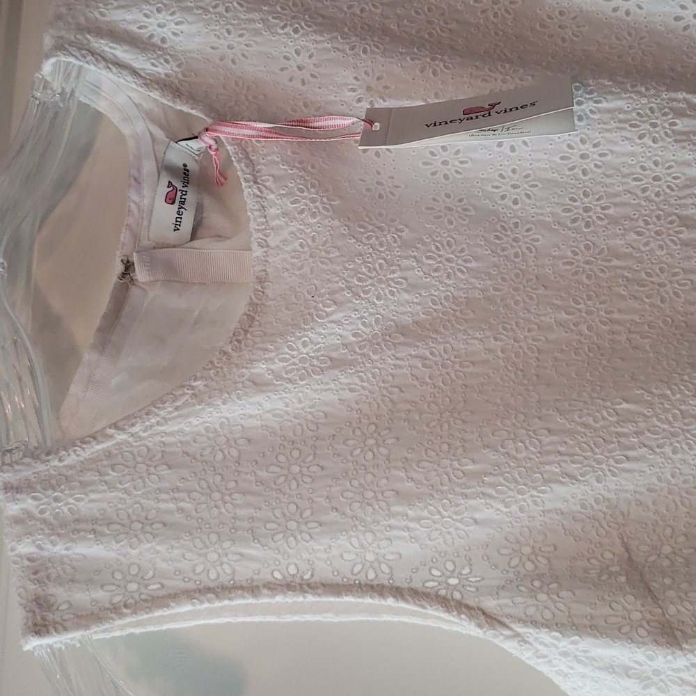 Vineyard Vines white eyelet dress